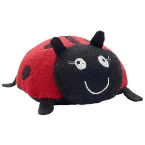 Hunter Hundespielzeug Florenz Marienkäfer, 20 cm, rot-schwarz, ohne Squeaker.