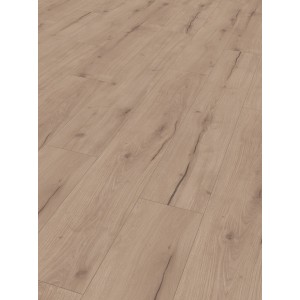 Musterstück Parador Designboden Modular One Eiche Asmara grau mit Holzstruktur.