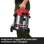 Einhell TC-VC 1240 S Nass-Trockensauger mit Edelstahlbehälter und Tragegriff.
