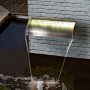 Ubbink Nevada Wasserfall mit LED, 60 cm breit, inklusive Pumpe und Becken als Komplettset.
