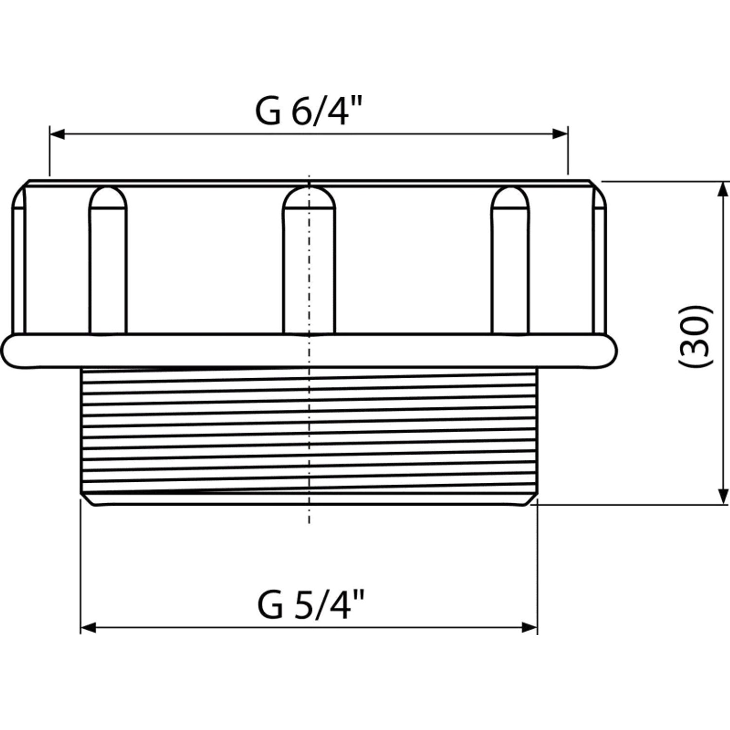 Alcadrain S0506-ND Reduktion 5/4" x 6/4"_2