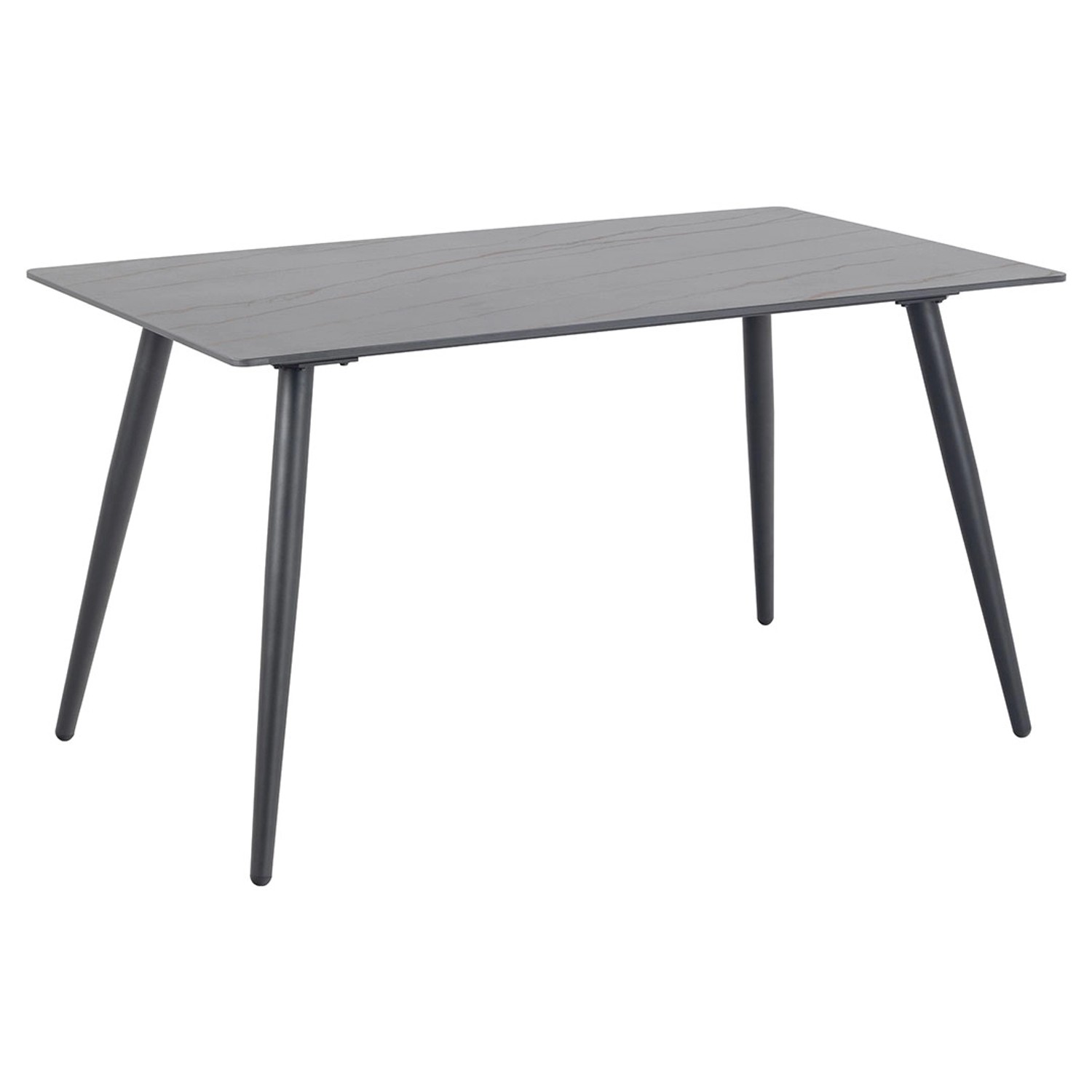 ebuy24 Wicklow Esstisch 80x140cm Schwarz günstig online kaufen