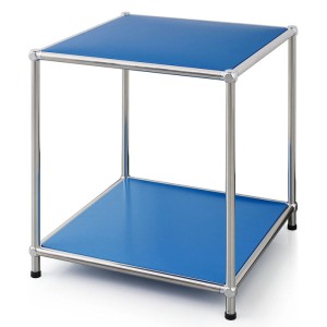 Floordirekt Metallregal Concept Epure MK-012 Beistelltisch 40 x 40 x 46 cm Blau