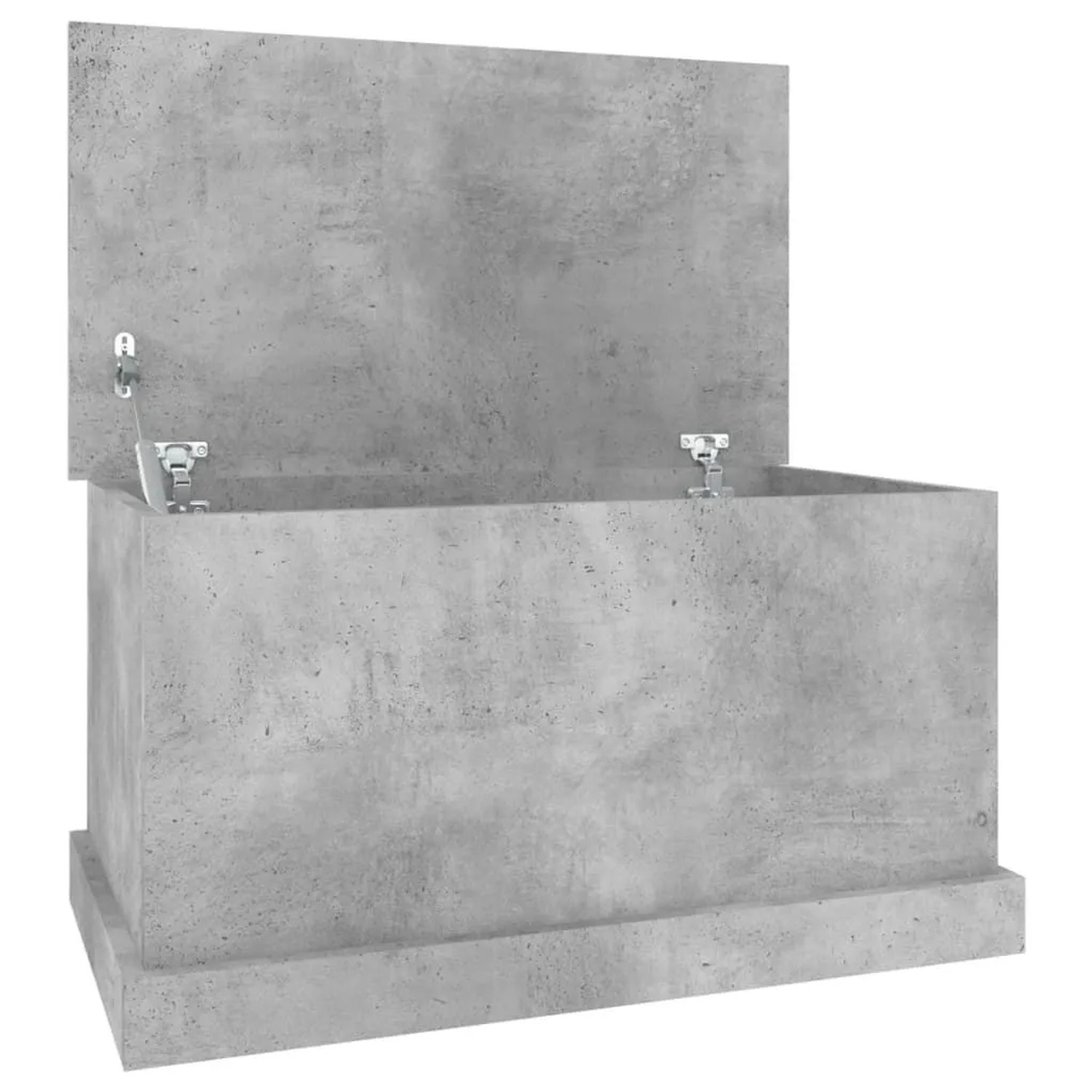 vidaXL Truhe Betongrau 70x40x38 cm Holzwerkstoff 816508