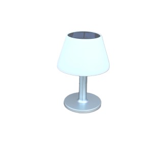 Dapo Solar Tischleuchte Jolla IP44 Metall Kunststoff 3000K