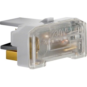 Berker Glimmaggregat mit N-Klemme für Relaiseinsätze und Schalteinsätze.