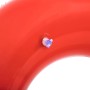 Detailaufnahme: Roter Bestway Schwimmring Summer Swirl mit Ventil, Ø 80 cm.