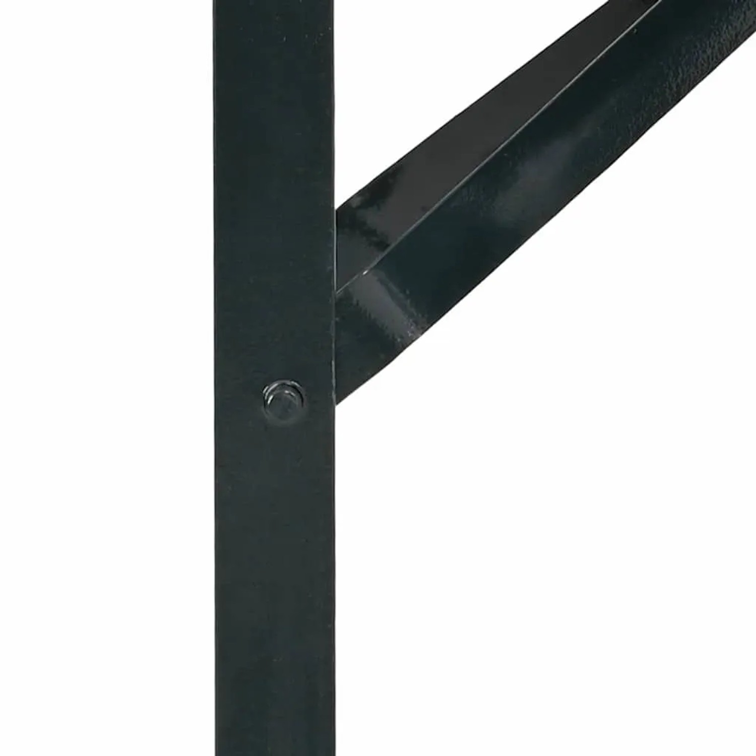 vidaXL Bier Tischbein 2 Stk Schwarz 39 x 3 x 75 cm 42001776_9