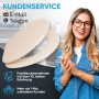Sanilo WC-Sitz Bahamabeige mit Absenkautomatik, Toilettendeckel aus Holz.