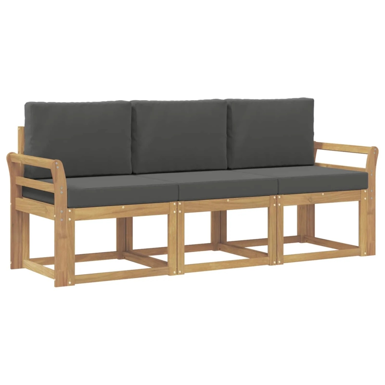 vidaXL Outdoor-Sofagarnitur 3-Tlg 3387176