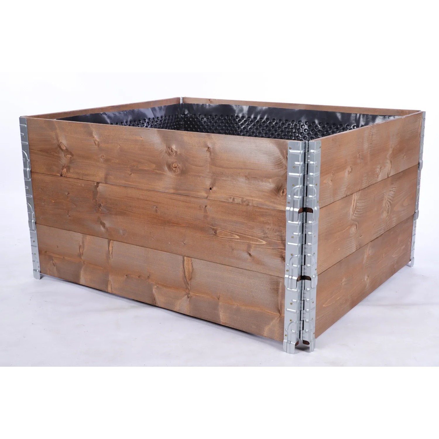 PROREGAL Hochbeetkisten GuardBox 60x120x100cm Inkl. Luftfolie Braun günstig online kaufen