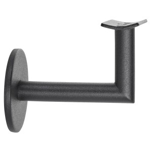 SOTECH Handlaufhalter CLASSIC Schwarz Höhe 67,8 mm Ausladung 67,5 mm für Handläufe mit Ø 45 mm