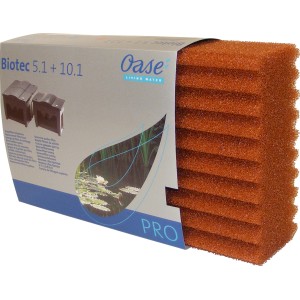 Oase Ersatzschwamm rot für BioSmart 18000-36000 Teichfilter, zur Reinigung des Teichwassers.