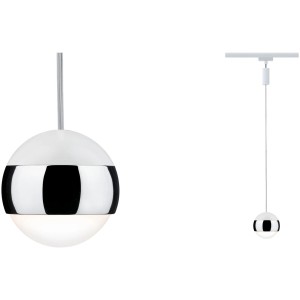 Paulmann URail LED Pendel Capsule II, 6W, Weiß, dimmbar. Schienensystem-Leuchte.