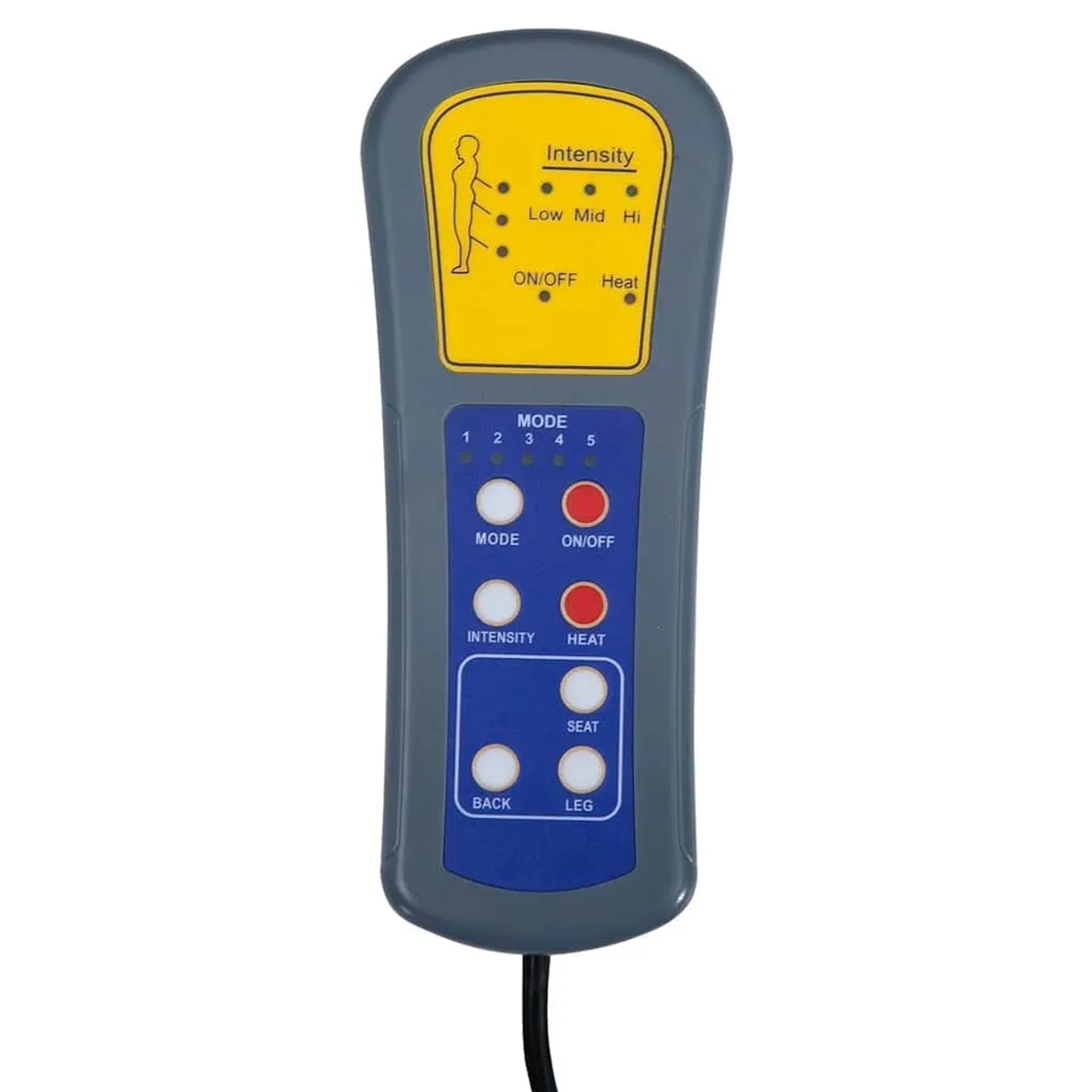 vidaXL Elektrischer Massagesessel Dunkelgrün Stoff 3098795_9