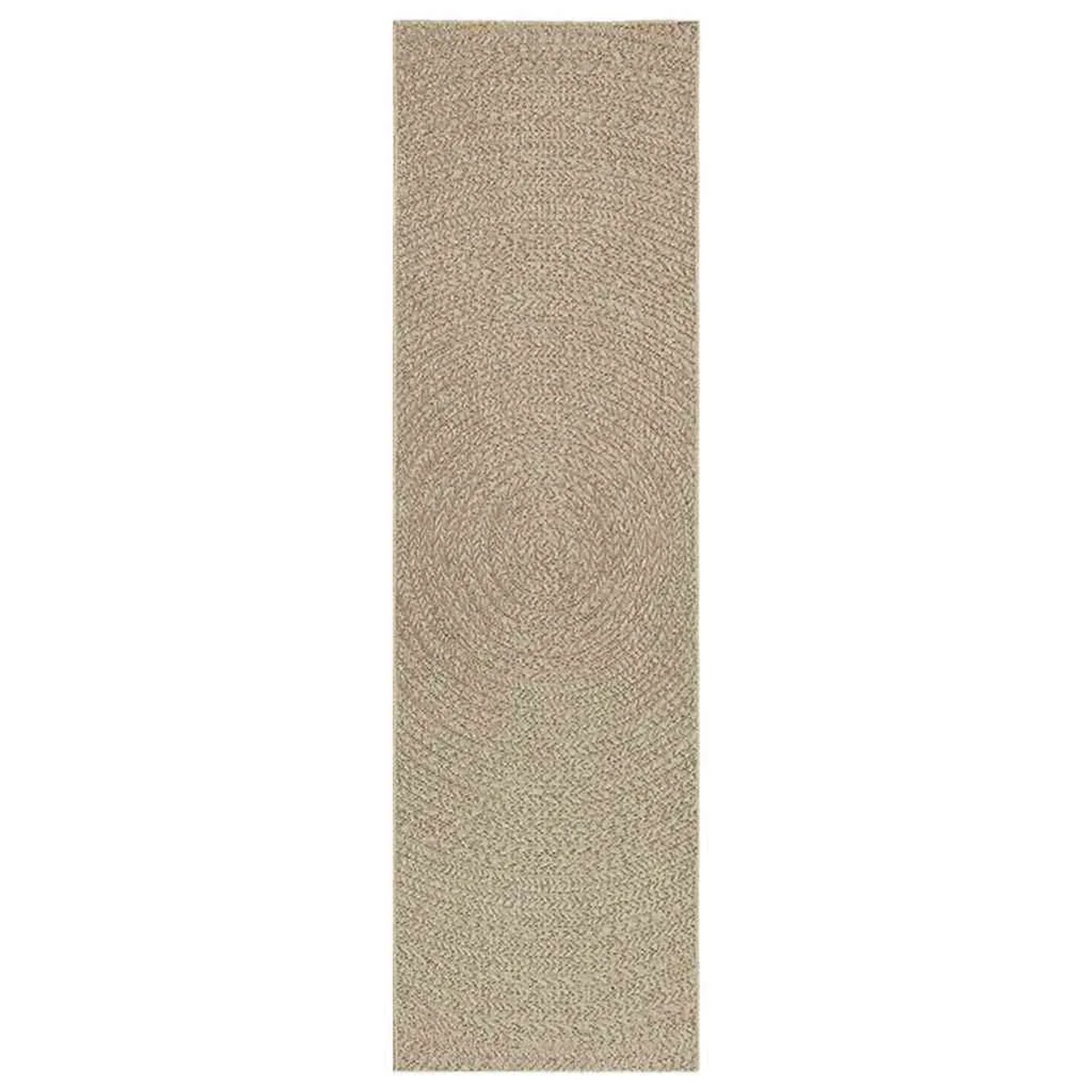 vidaXL Teppich ZIZUR Beige 80x250 cm Jute-Optik Indoor und Outdoor 4010404 günstig online kaufen