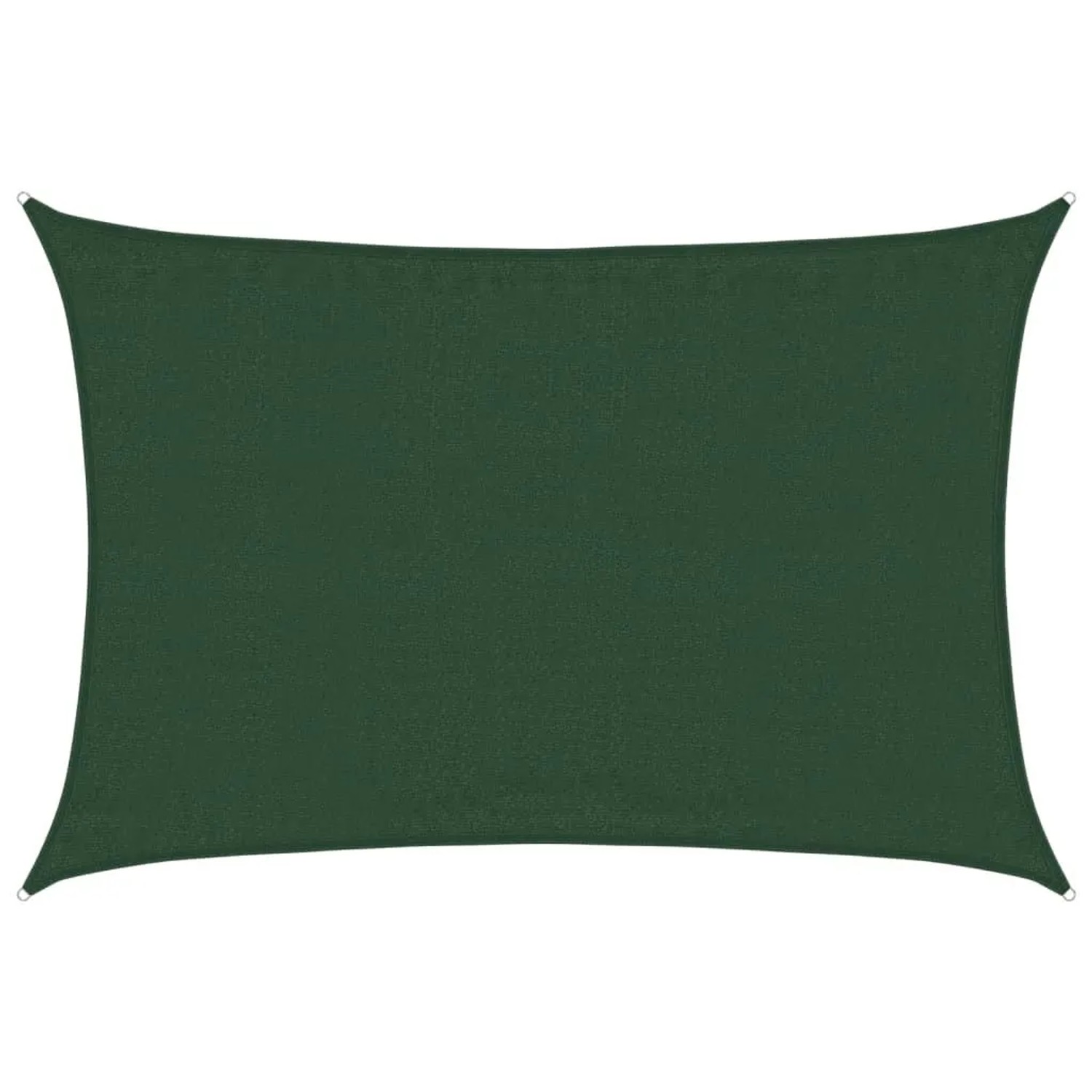 vidaXL Sonnensegel 160 g/m² Dunkelgrün 3,5x4,5 m HDPE 311461
