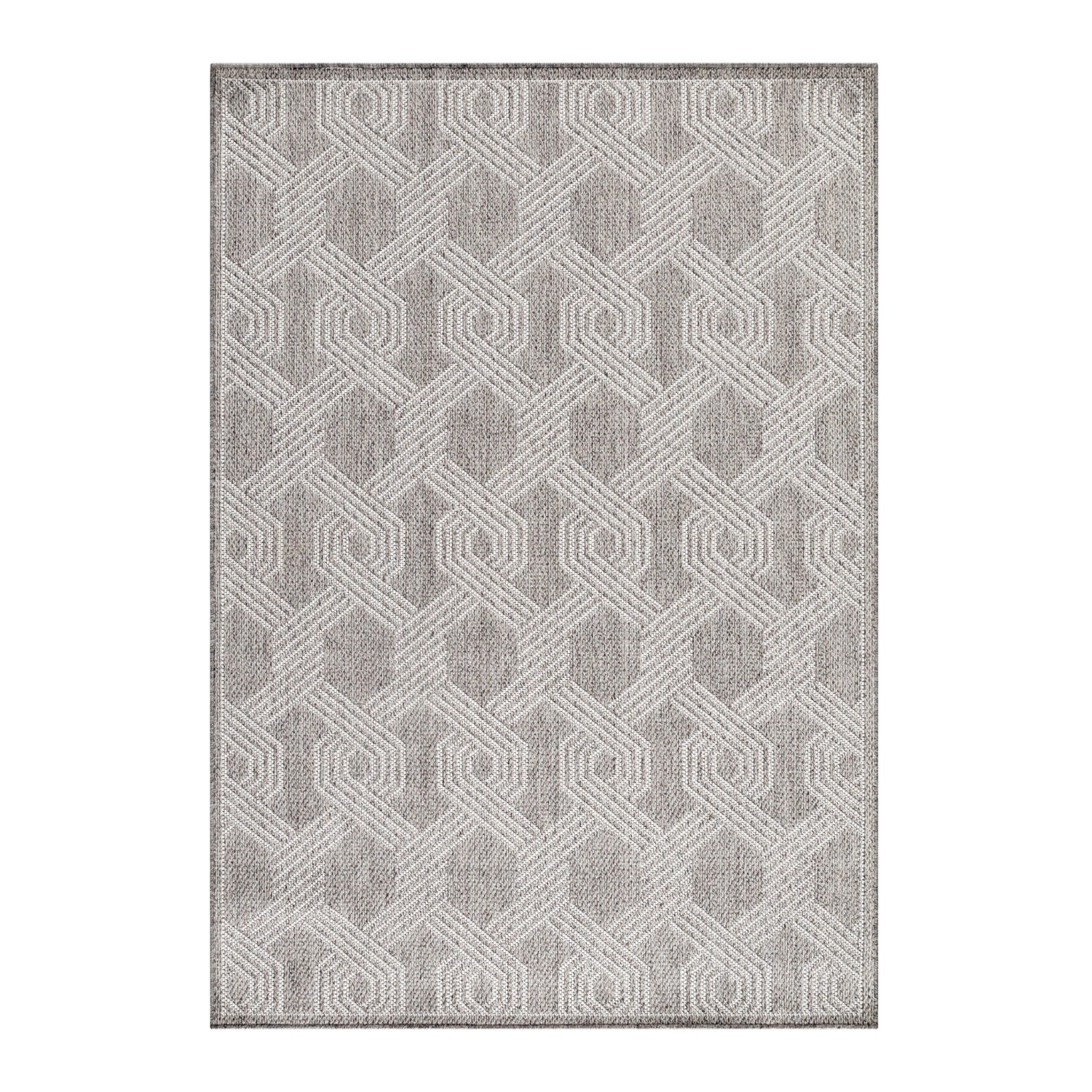 Ayyildiz In- und Outdoor-Teppich Aruba 4904 Grau 60 cm x 100 cm