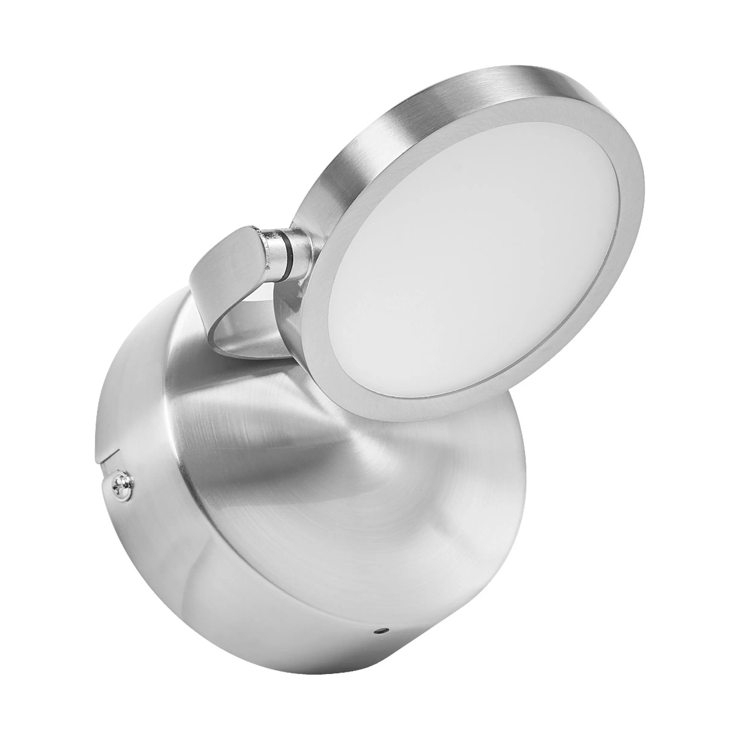 Ledvance Sun@Home Smart+ Badleuchte, silberfarben, Ø 11cm. Smarte LED-Wandleuchte für das Badezimmer.