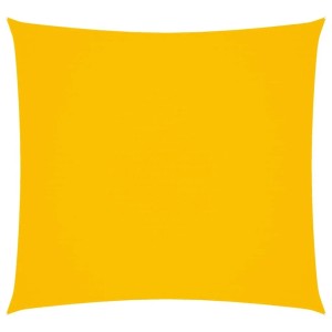 Gelbes, quadratisches vidaXL Sonnensegel aus Oxford-Gewebe, 2x2 m. Perfekter Sonnenschutz für Garten & Terrasse.
