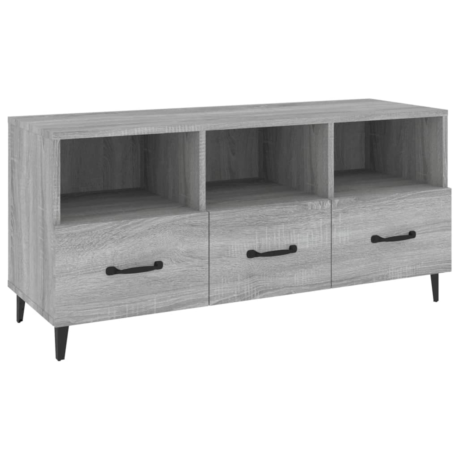 VidaXL TV-Schrank Grau Sonoma 102x35x50 cm Holzwerkstoff günstig online kaufen