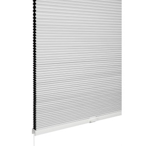 Schöner Wohnen Thermo-Wabenplissee Sina, 120x130 cm, Weiß. Schallabsorbierendes Plissee für Fenster.