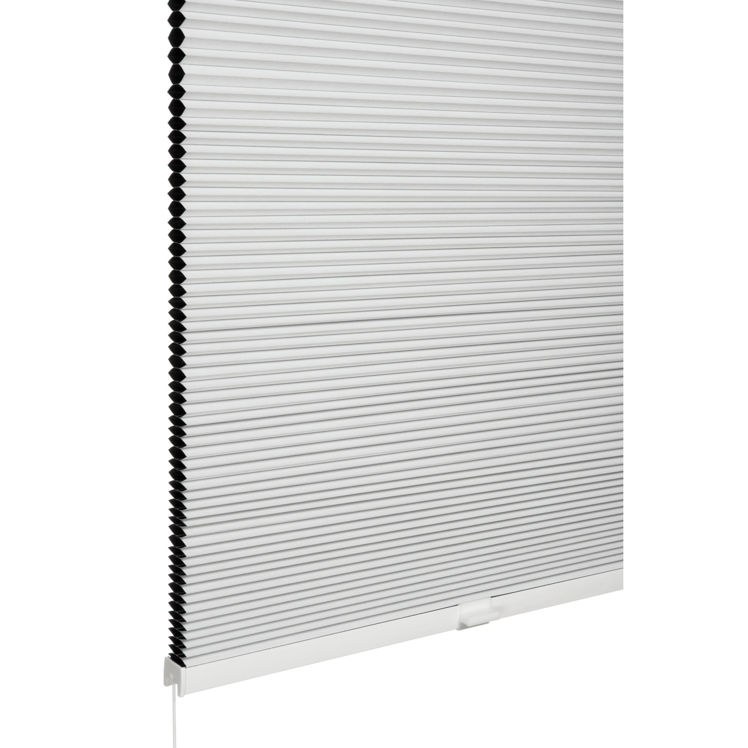 Schöner Wohnen Thermo-Wabenplissee Sina, 120x130 cm, Weiß. Schallabsorbierendes Plissee für Fenster.