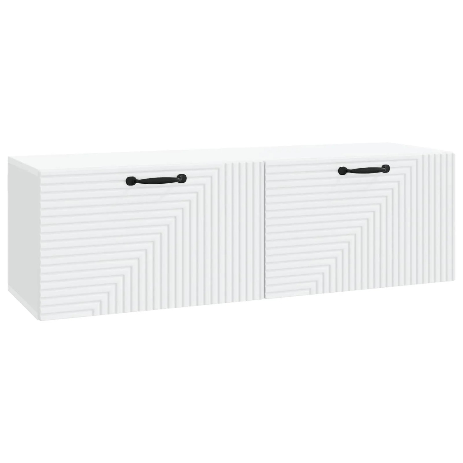 vidaXL Wandmontierter TV-Schrank Weiß 98 x 31 x 30 cm Holzwerkstoff 898725