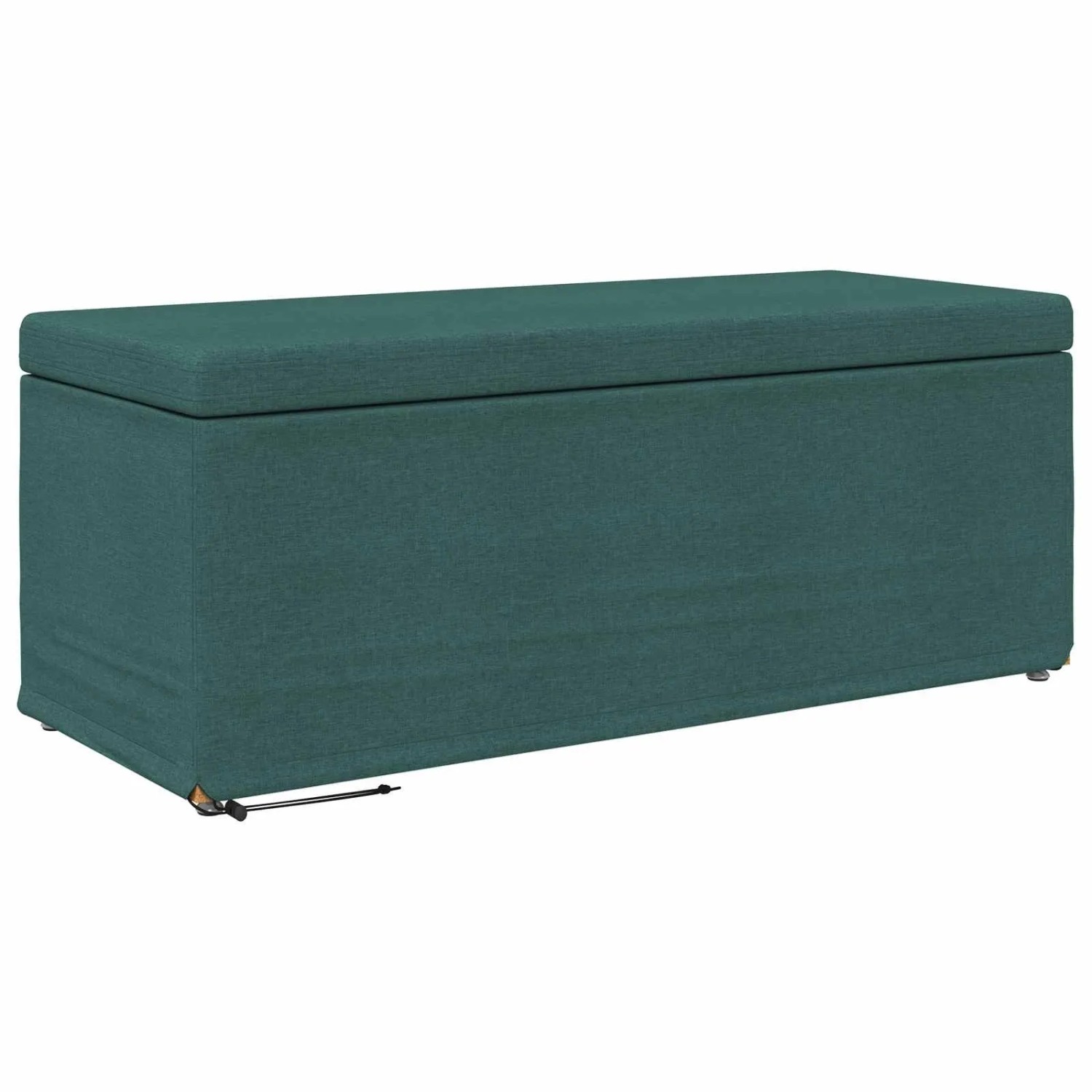 vidaXL Hocker Dunkelgrün 101 x 41 x 40 cm Stoff und Pressholz 876791