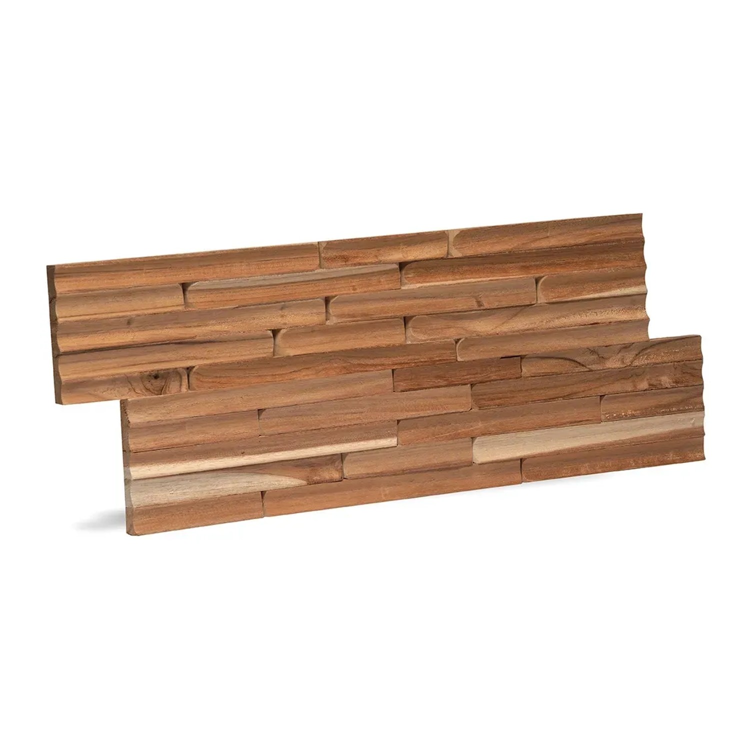 Rebel of Styles Holzverblender UltraWood Concave, 50x20 cm, braun. Echtholz Verblender für den Innenbereich.