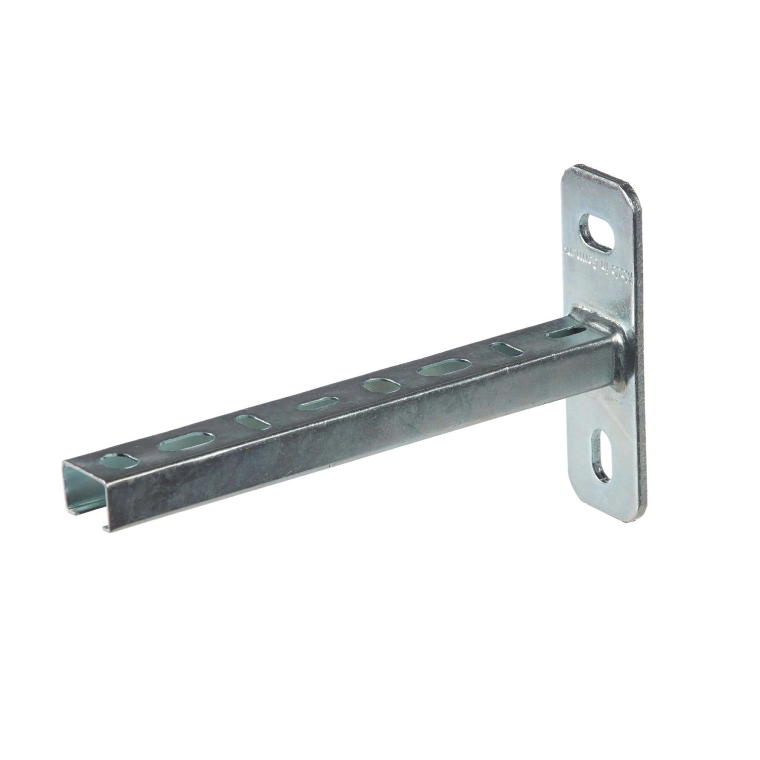 Dalsys Schienenkonsole 20cm 27/18 Stahl Verzinkt Silber Wandausleger