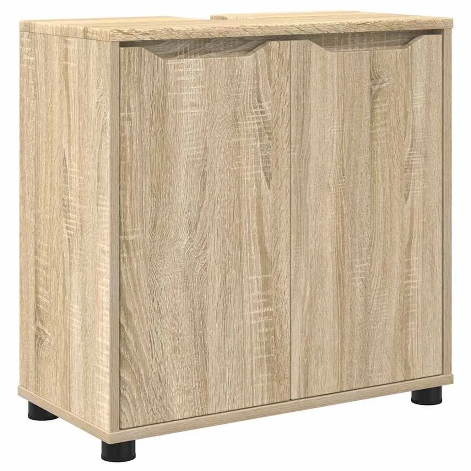 vidaXL Badezimmerwaschbecken-Schrank Sonoma-Eiche 60 x 30 x 60 cm 888749