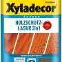 Xyladecor Holzschutz-Lasur 2in1, Tannengrün, matte Holzlasur für Aussen.