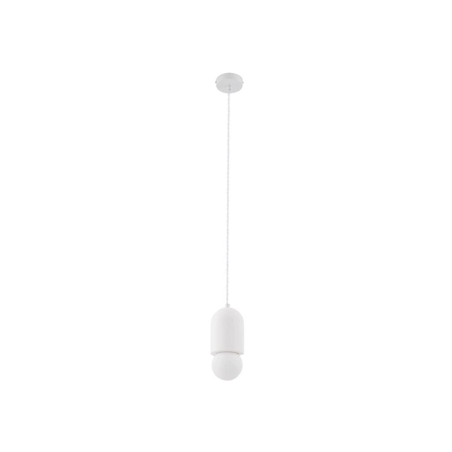 Lindby Pendelleuchte Nielson 10031093 Modern in Weiß aus GipsTon 1-flammig günstig online kaufen