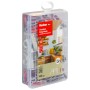 Fischer Universaldübel- und Haken-Set EasyDIY Box Outdoor, 144-teilig, in transparenter Kunststoffbox.