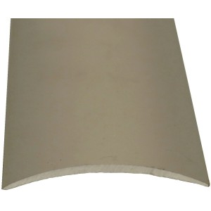 Gelochtes Übergangsprofil, 40 mm breit, silberfarben, 2500 mm lang, für Laminat & Parkett.