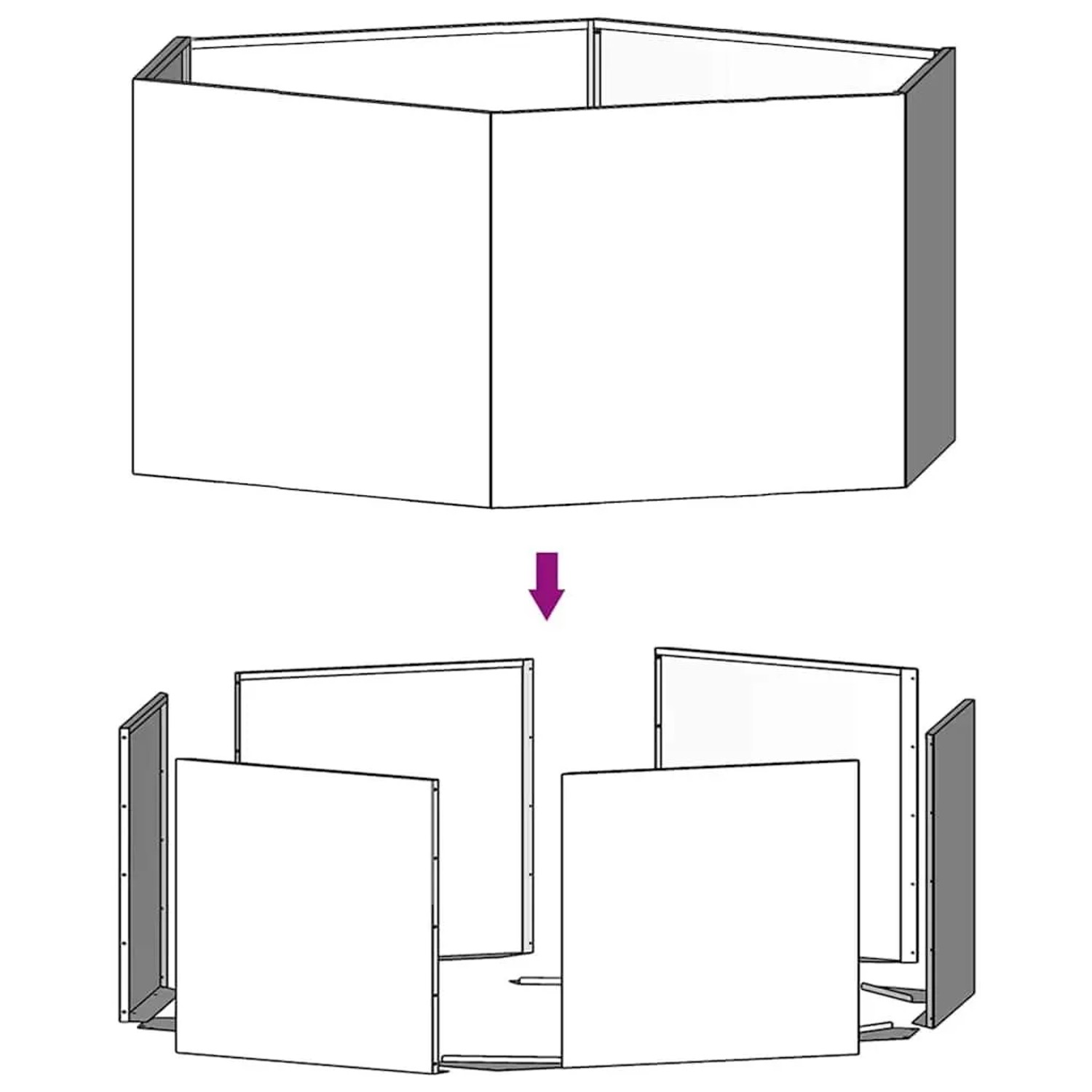 vidaXL Pflanzkübel Rostig 138x120x45 cm Cortenstahl 823677_8