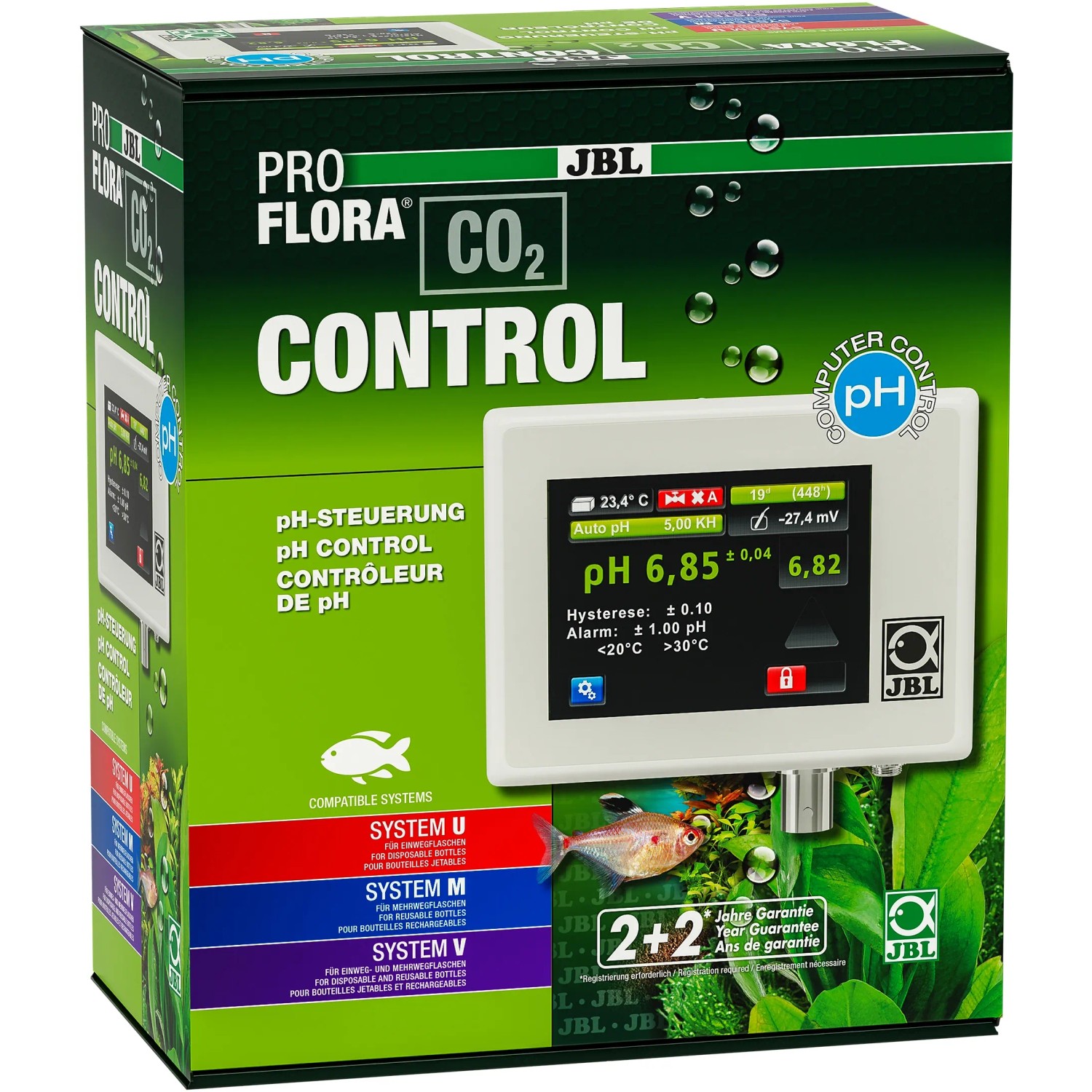 JBL Aquarium-pH-Steuerung Proflora Control für Aquarium-CO²-Düngeanlage Proflora