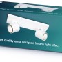 Verpackung der weißen Philips Spot 2er Runner Leuchte aus Metall für GU10 Leuchtmittel.