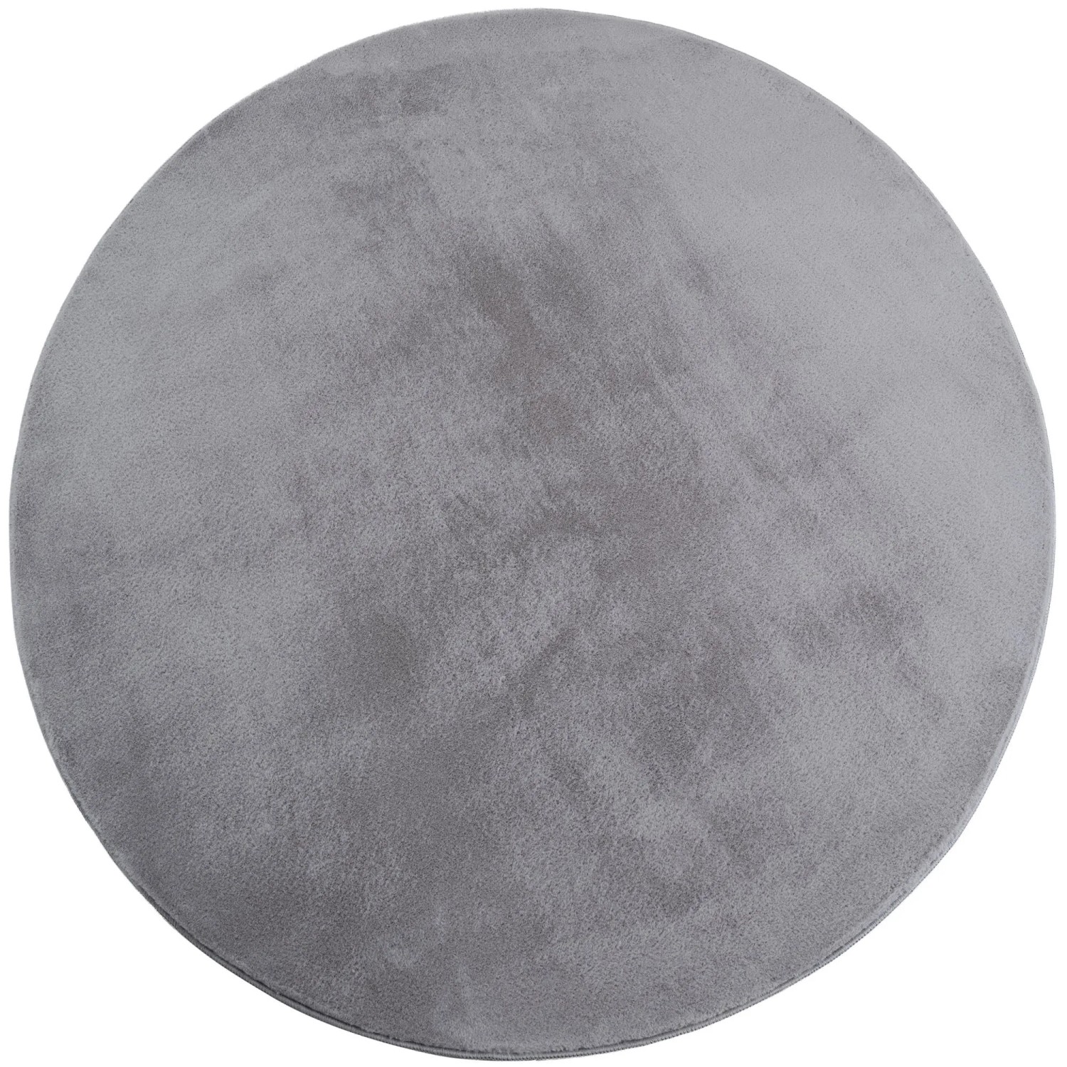 Ayyildiz Kurzflorteppich Joy 1400 Silber Ø 80 cm