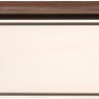 Quadratisches Paul Neuhaus LED-Panel Palma mit Holzdekor, dimmbar und mit Fernbedienung.