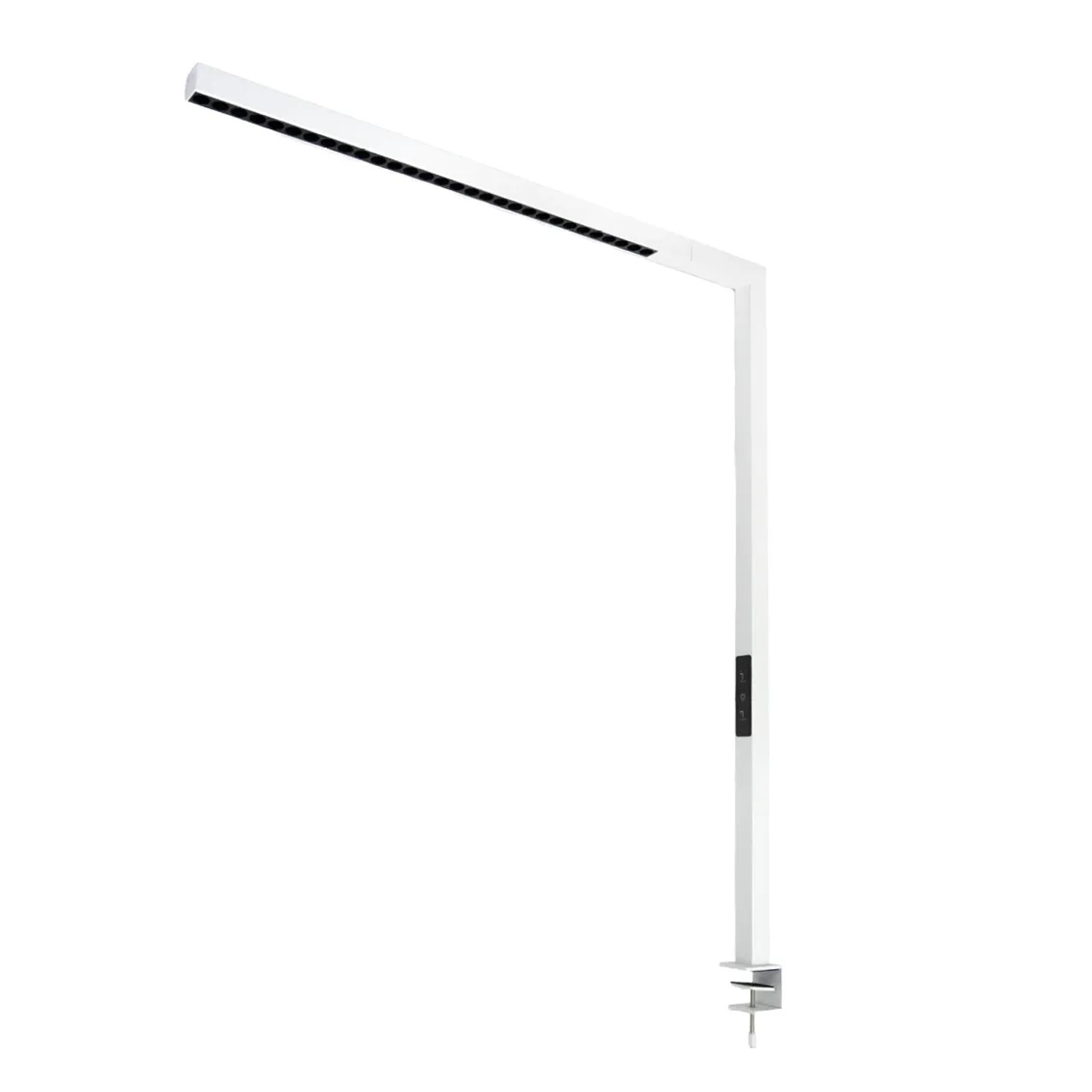 LUXULA LED Tischleuchte 45W 4000K Neutralweiß Klemmleuchte Weiß Dimmbar