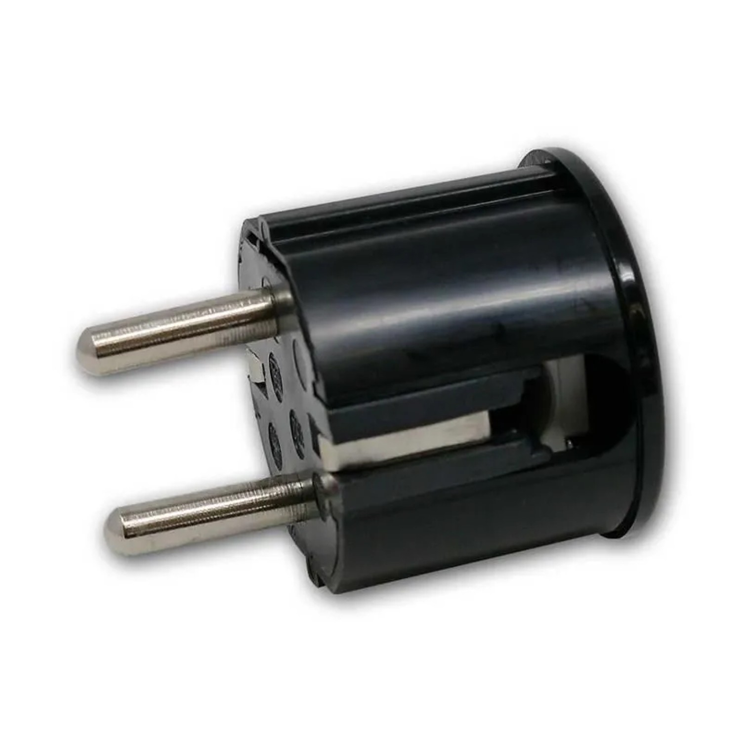 world-trading-net Winkel-Stecker Schwarz mit Schutzkontakt 250V 16A