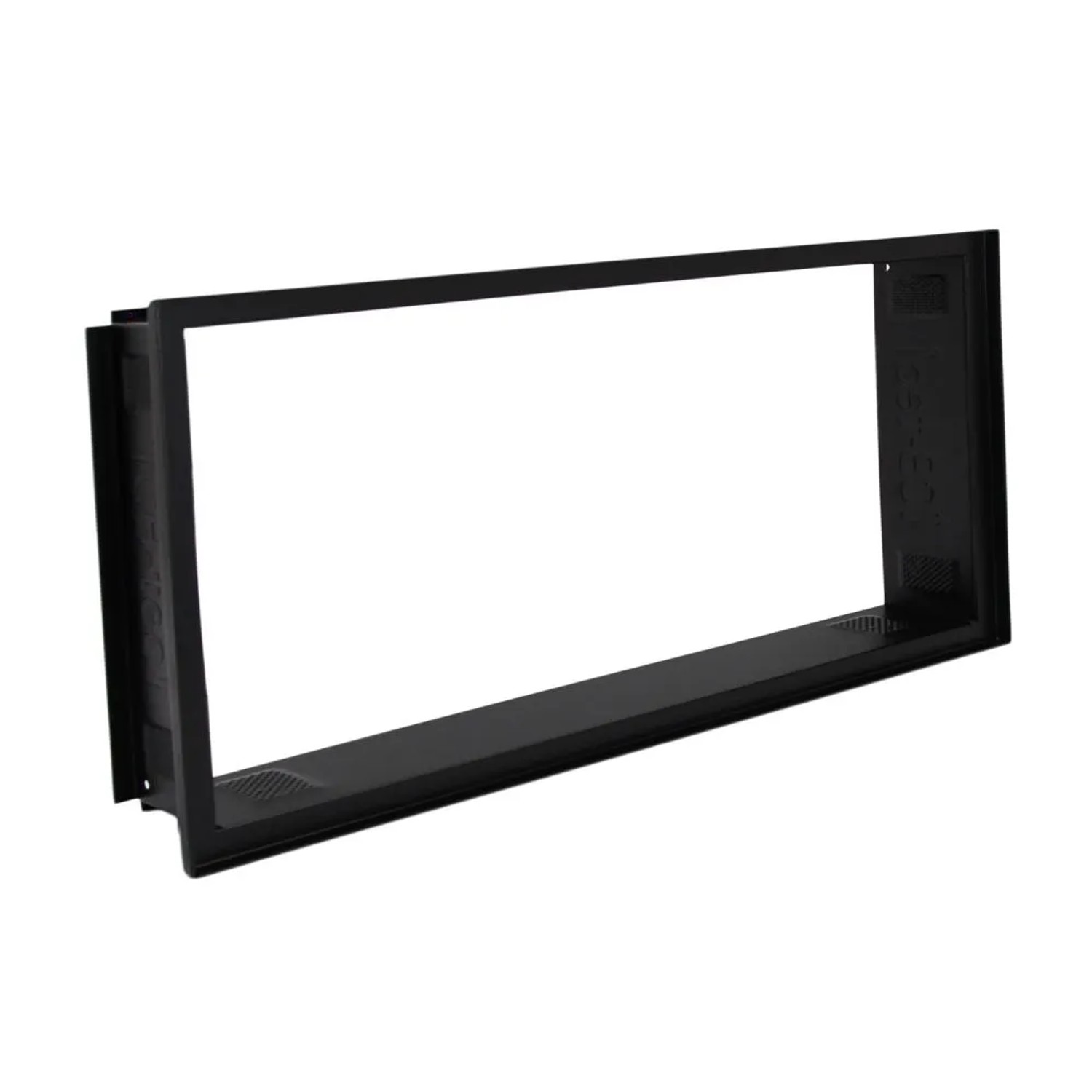 Häusler Einbaurahmen für Lüftungsgitter EBRPB 4523 S Schwarz 450 x 230 Putzbündig