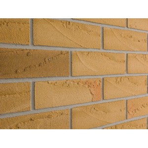 Elabrick Verblender Murcia, 7,1x24 cm, in warmer Sandsteinoptik für Innen und Außen.