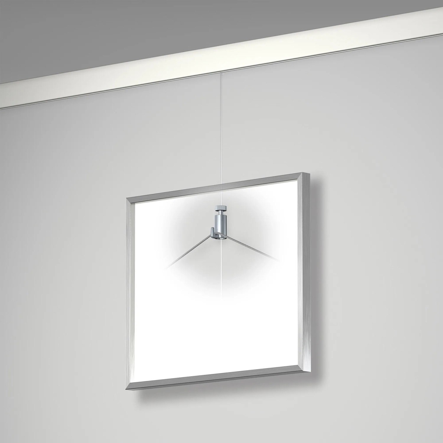 Artiteq Aufhängehaken 2er-Set, 15 kg Tragkraft, silbergrau, zur flexiblen Bildaufhängung.