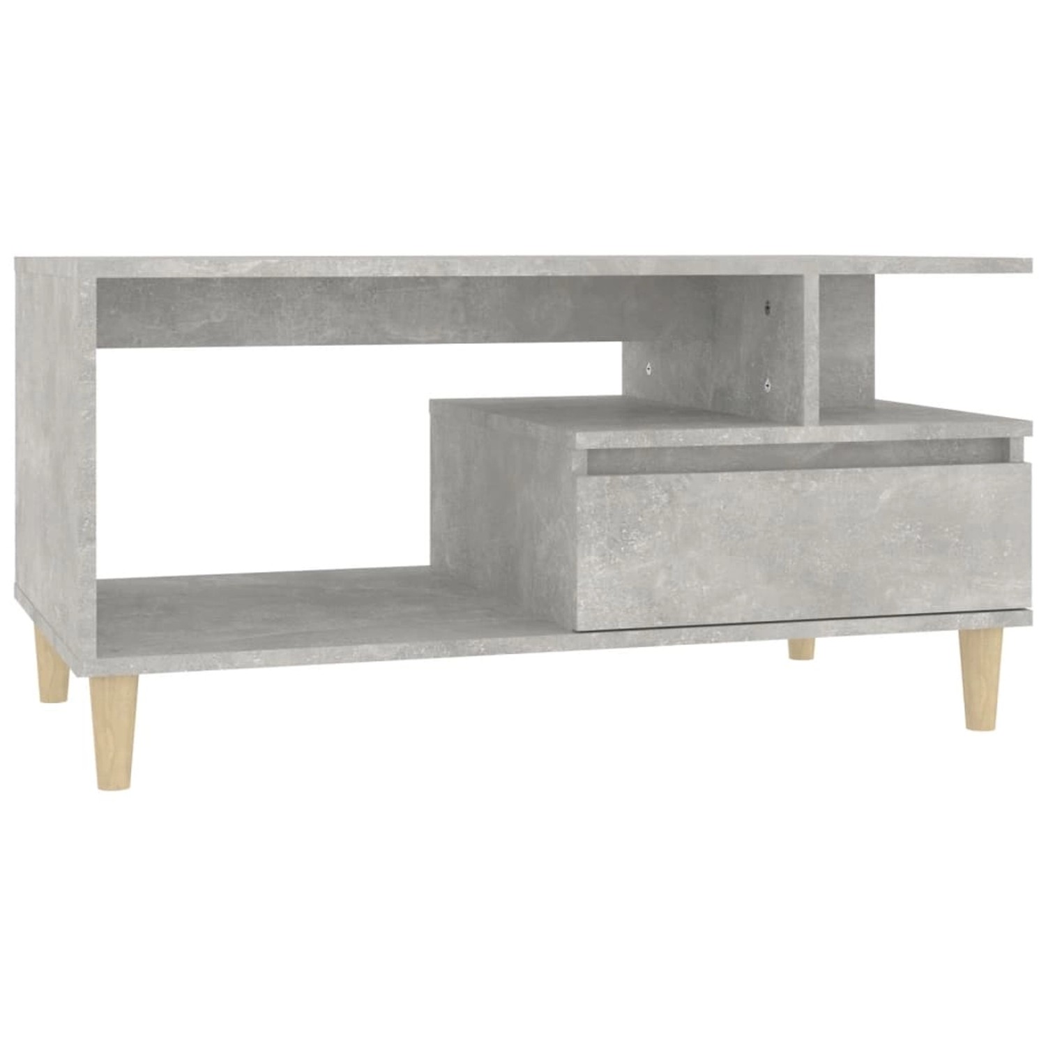 Vidaxl Couchtisch Betongrau 90x49x45 Cm Holzwerkstoff günstig online kaufen