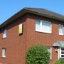Hausfassade mit Elabrick Eckverblender Colorado in Rotbraun. Frostsicher und flexibel.