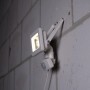 Weißer LED-Außenstrahler mit Sensor, 10W, 4000K, 1100lm, IP44. Sanan LED Strahler für den Außenbereich.