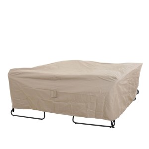 Beige Schutzhülle für ein Lounge-Set von Siena Garden, 250x200x70 cm.